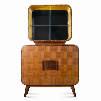 Bufet s vitrínou Jindřich Halabala