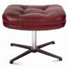 PeeM Leather Armchair and Footstool